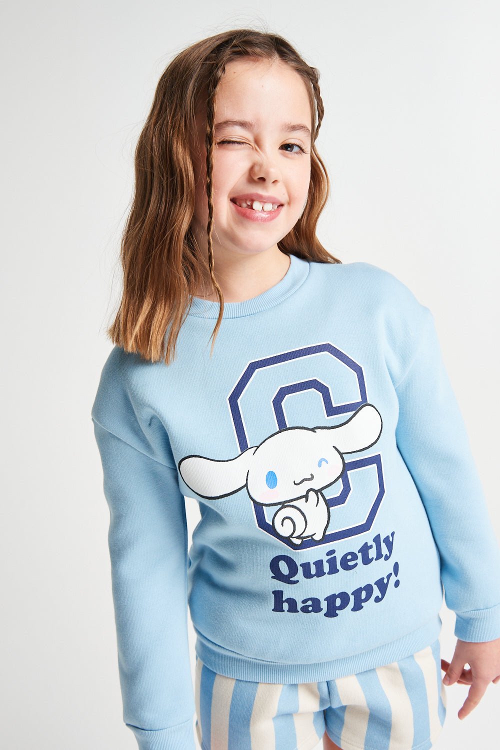 Girls Cinnamoroll Girls Sweater & Shorts Set - Brand Threads