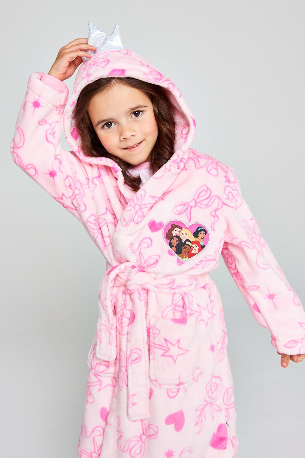 Girls Disney Princess Dressing Gown - Brand Threads
