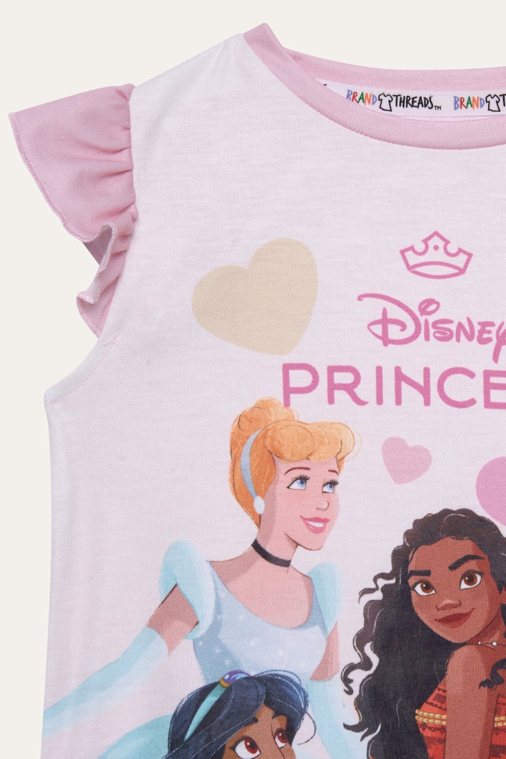 Girls Disney Princess Nightie 2 Pack - Brand Threads