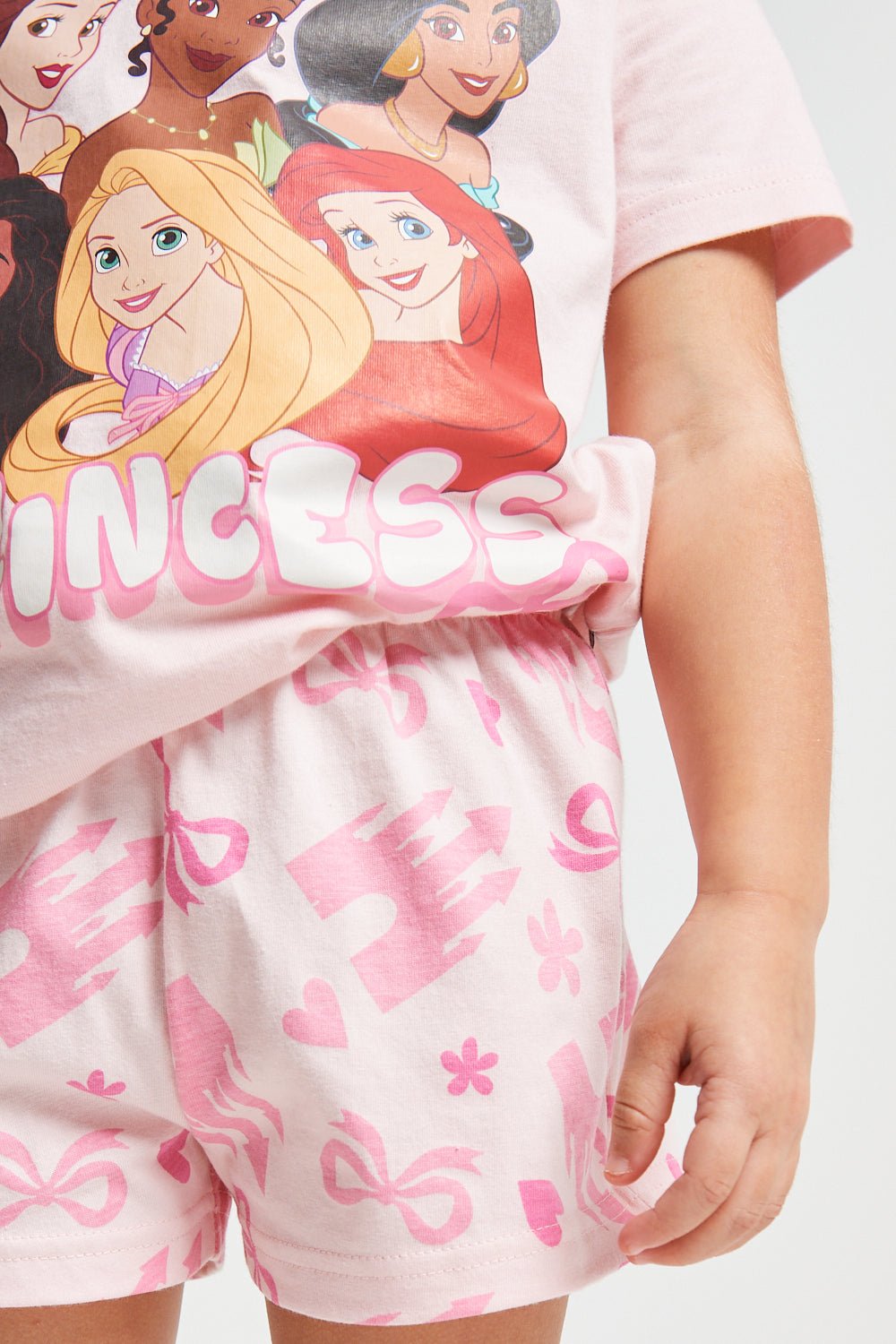 Girls Disney Princess Short Pyjamas - Brand Threads