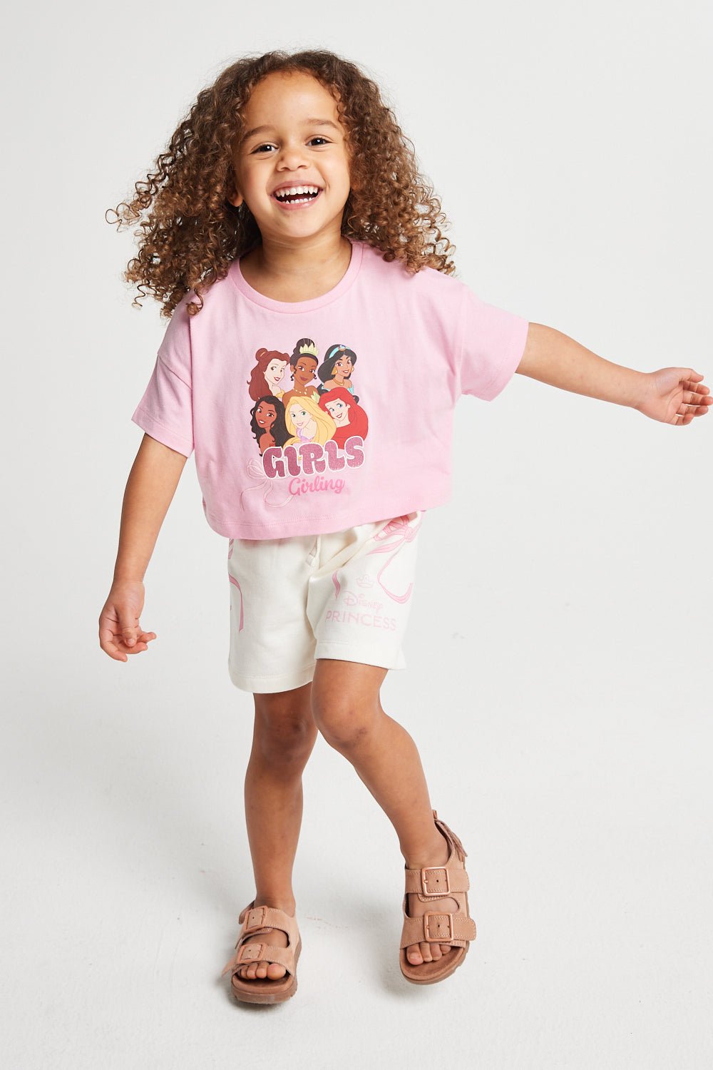 Girls Disney Princess T-shirt & Shorts Set - Brand Threads