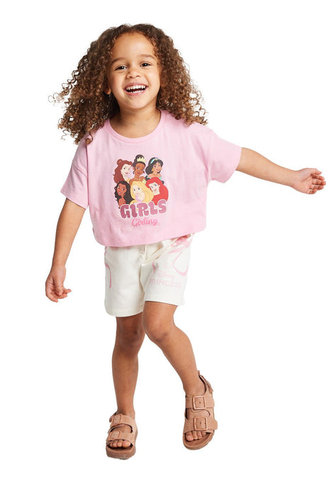 Girls Disney Princess T-shirt & Shorts Set - Brand Threads