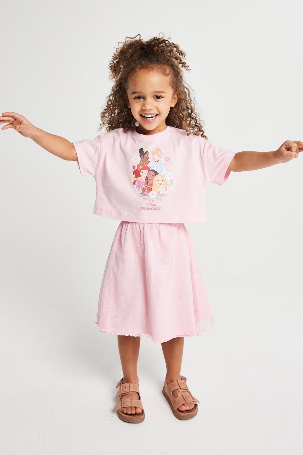 Girls Disney Princess Tee And Tutu Skirt - Brand Threads