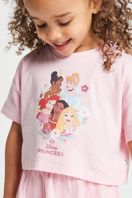 Girls Disney Princess Tee And Tutu Skirt - Brand Threads