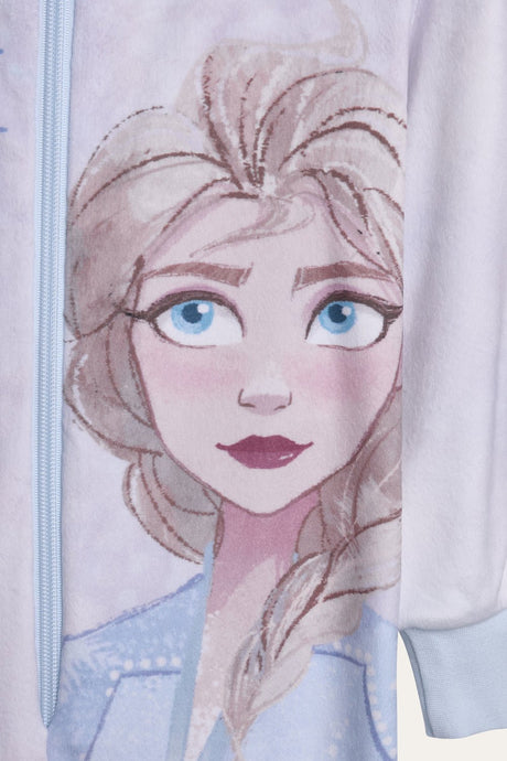 Girls Frozen Fleece Onesie - Brand Threads