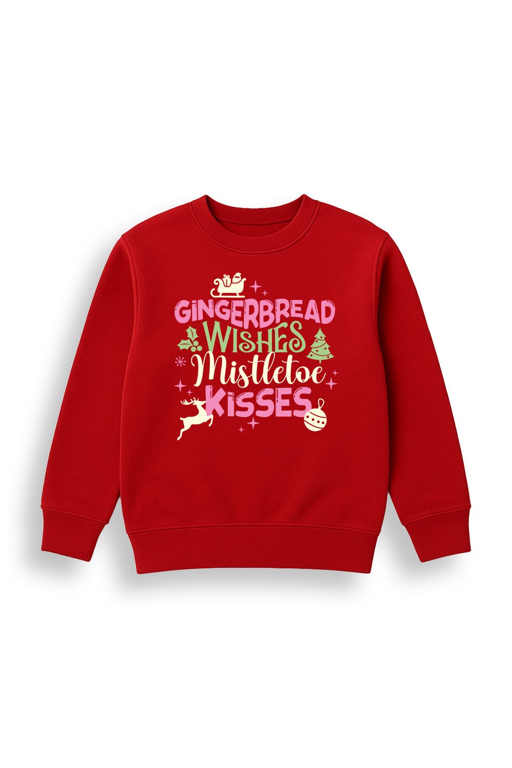 Girls “Gingerbread Wishes” Christmas Sweatshirt - Brand Threads