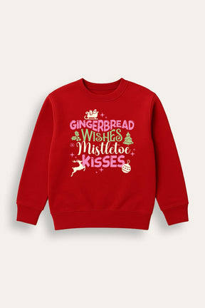 Girls “Gingerbread Wishes” Christmas Sweatshirt - Brand Threads