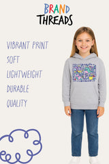 Girls Grey Squishmallows Hoodie - Brand Threads