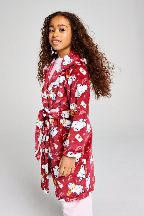 Girls Harry Potter Dressing Gown - Brand Threads
