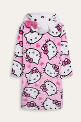 Girls Hello Kitty Dressing Gown - Brand Threads