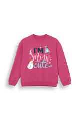 Girls “I’m Snow Cute” Christmas Sweatshirt - Brand Threads