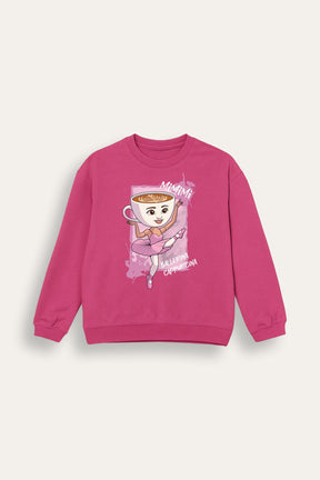 Girls Italian Brainrot “Ballerina Cappucina” Sweatshirt - Brand Threads