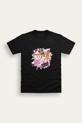 Girls Italian Brainrot Black T-Shirt - Brand Threads