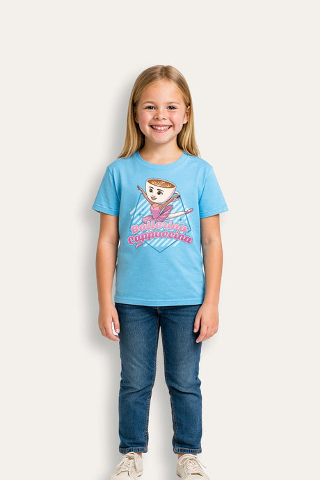 Girls Italian Brainrot Blue T-Shirt - Brand Threads