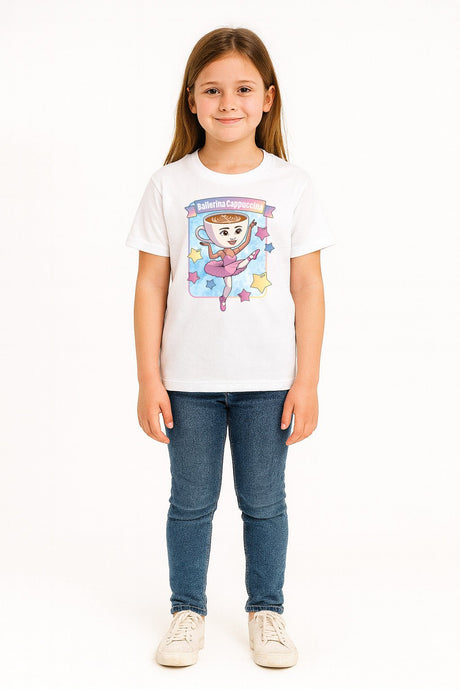 Girls Italian Brainrot White T-Shirt - Brand Threads