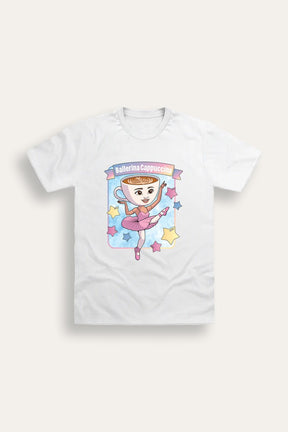 Girls Italian Brainrot White T-Shirt - Brand Threads