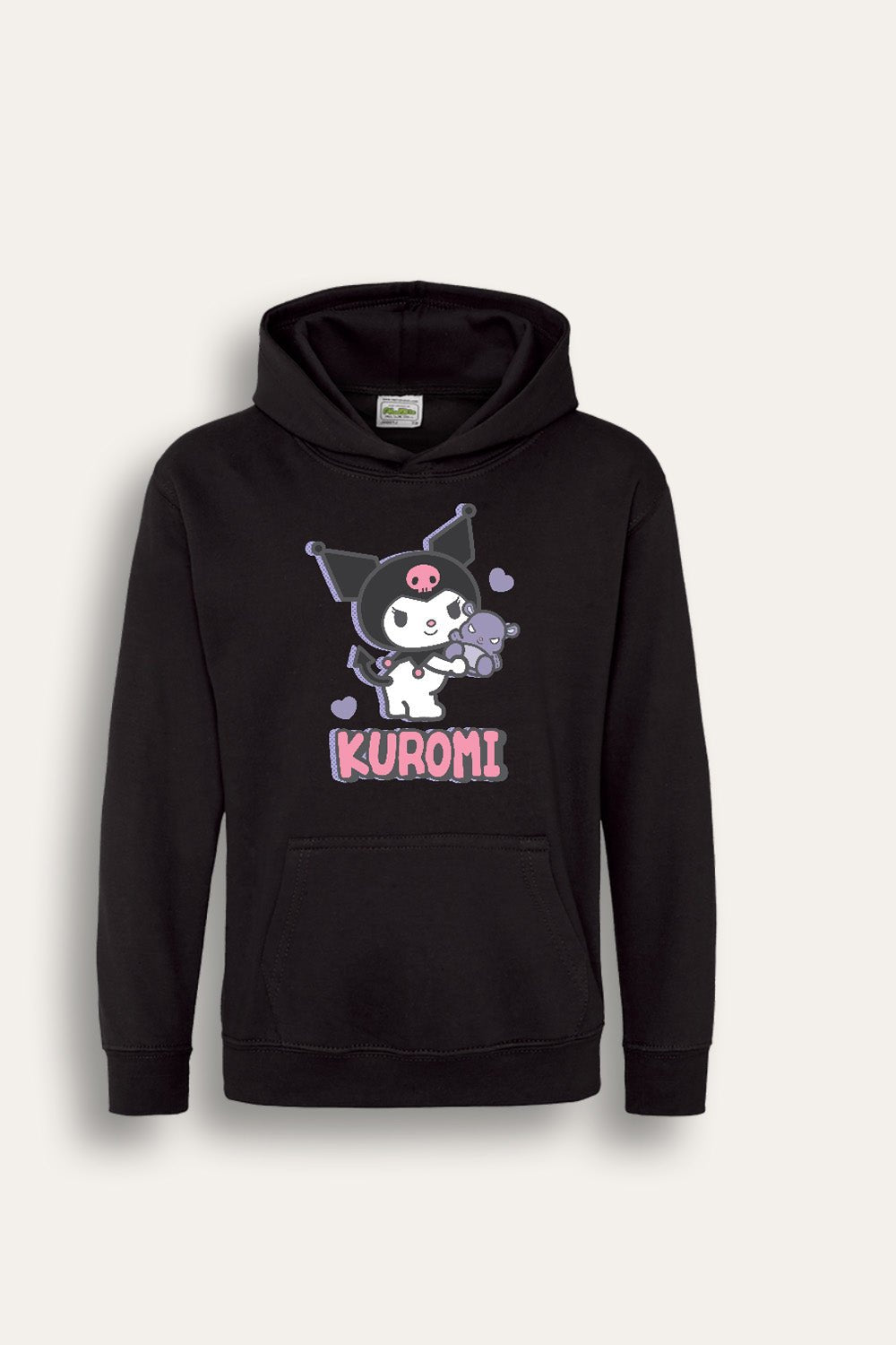 Girls Kuromi Black Hoodie - Brand Threads