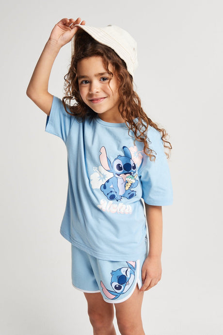 Girls Lilo & Stitch Stitch Sweater and Shorts - Brand Threads
