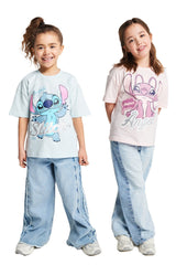 Girls Lilo & Stitch T-Shirt 2 Pack - Brand Threads