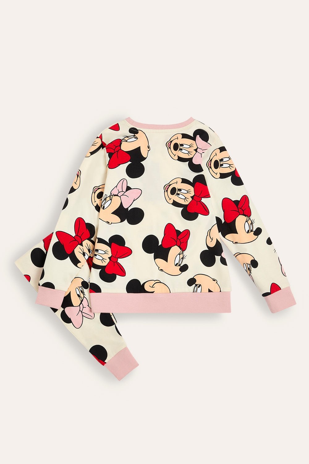 Girls Minnie Mouse All Over Print Pyjamas - Brand Threads