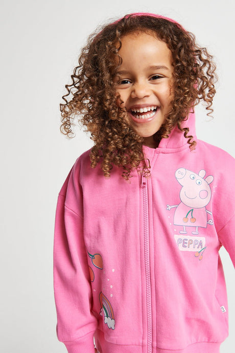 Girls Peppa Pig Dress & Hoodie Set - Brand Threads