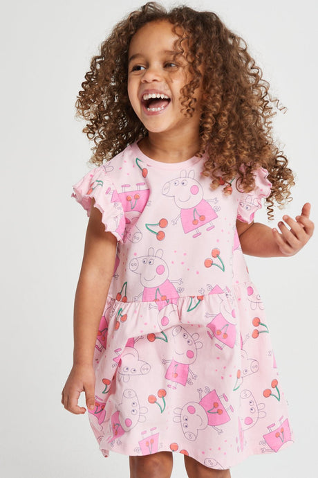 Girls Peppa Pig Dress & Hoodie Set - Brand Threads