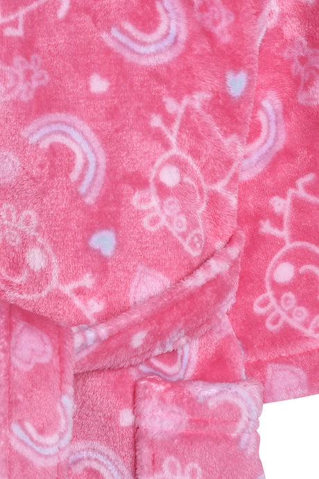 Girls Peppa Pig Fleece Dressing Gown - Brand Threads