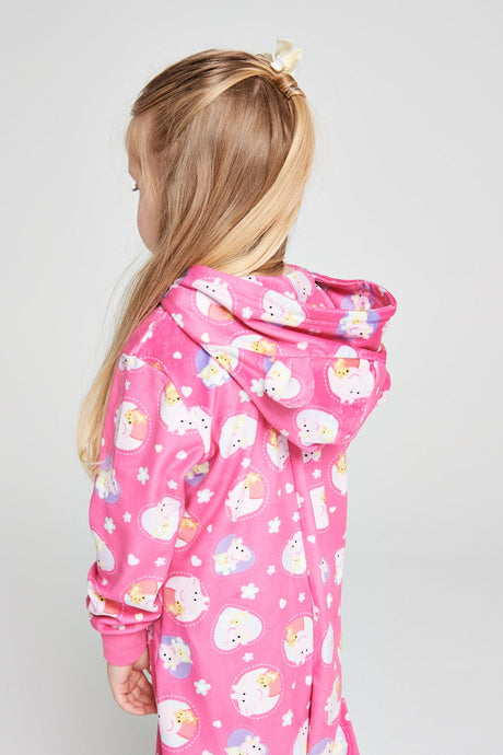 Girls Peppa Pig Fleece Onesie - Brand Threads