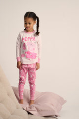 Girls Peppa Pig Jersey Pyjamas Set - Brand Threads