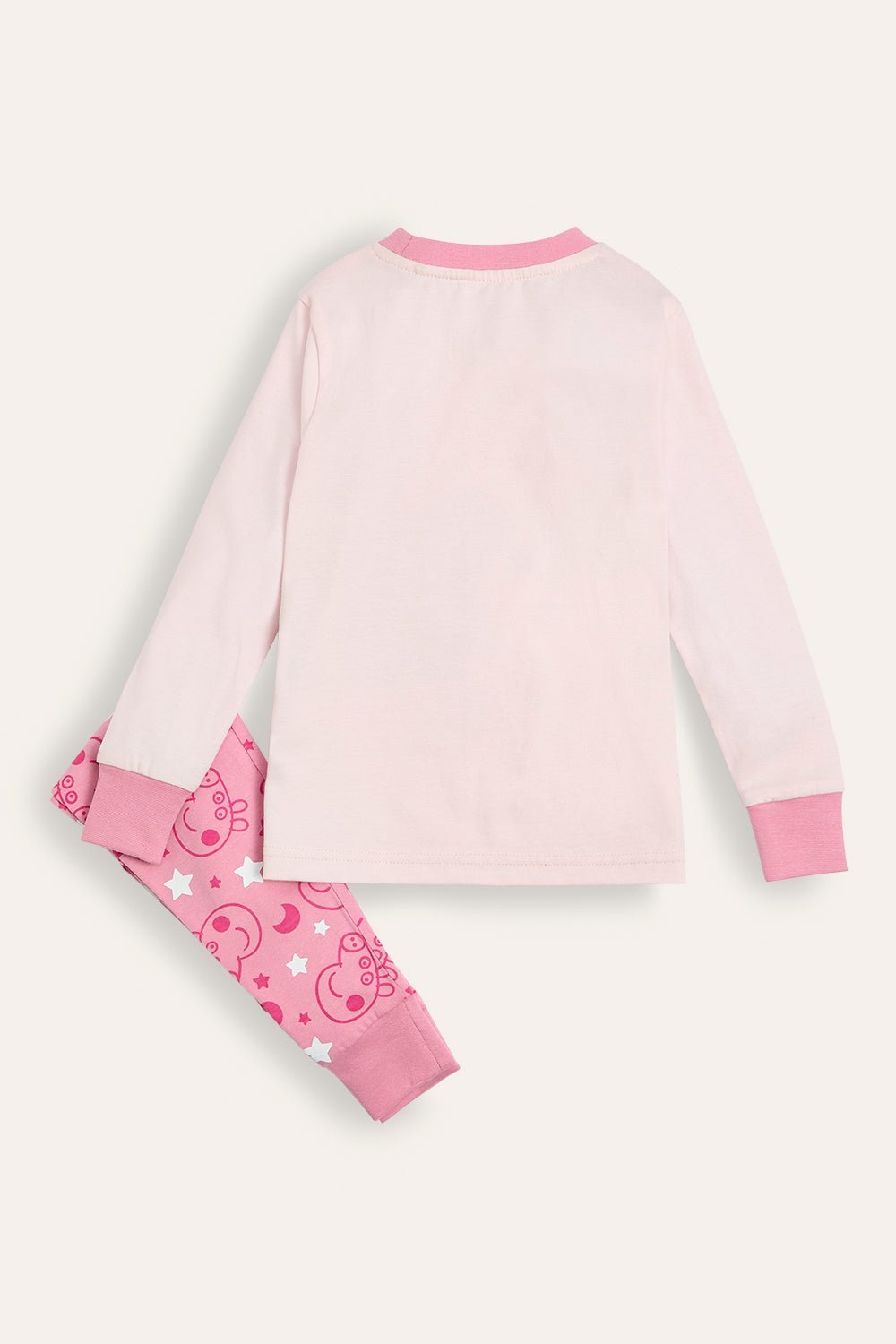 Girls Peppa Pig Jersey Pyjamas Set - Brand Threads