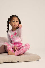 Girls Peppa Pig Jersey Pyjamas Set - Brand Threads