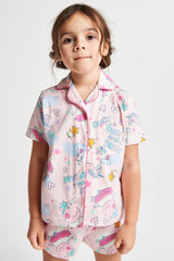 Girls Peppa Pig Short Pyjama Set - Brand Threads