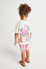 Girls Peppa Pig T-shirt & Shorts Set - Brand Threads