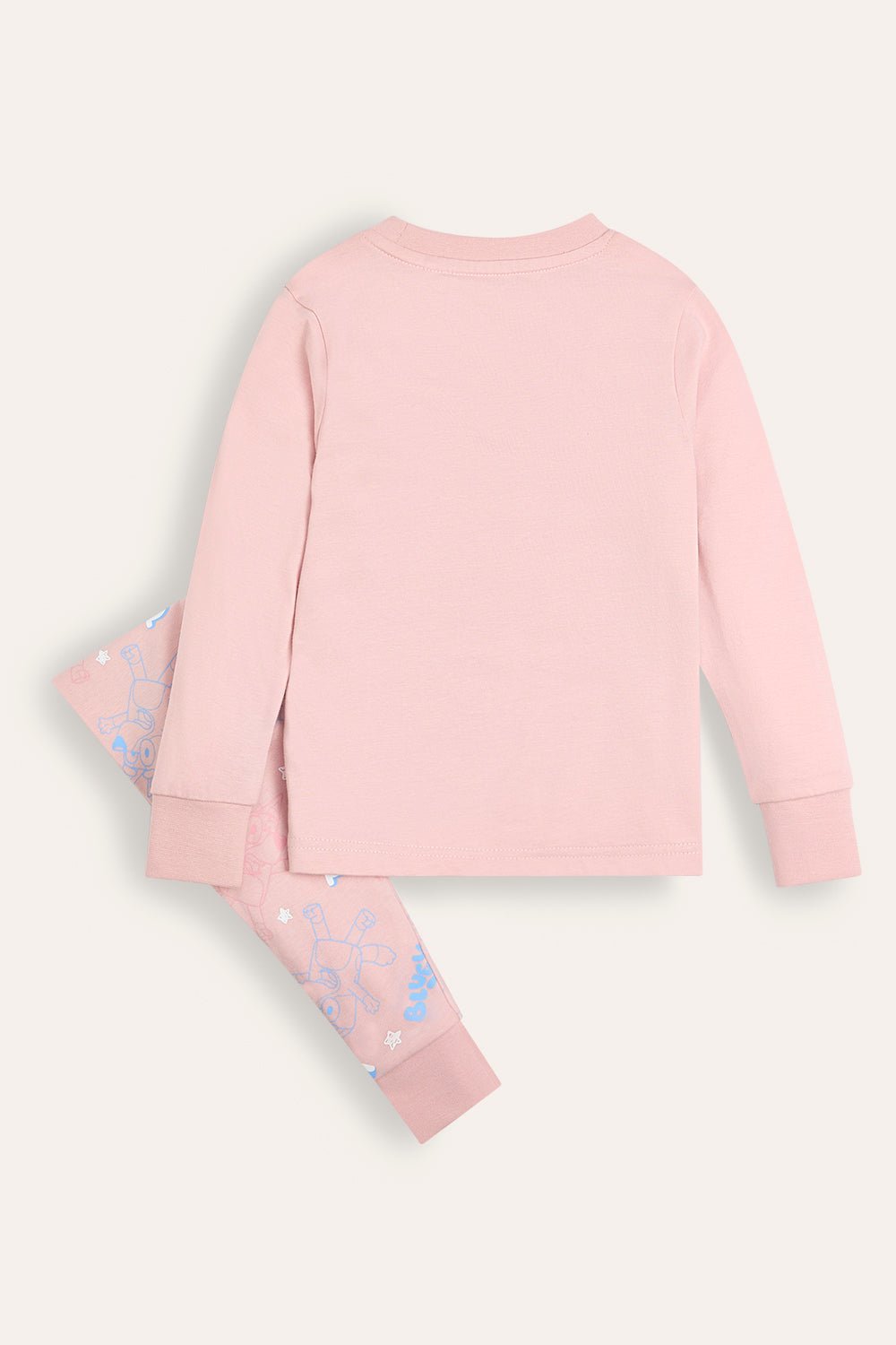 Girls Pink Bluey Hug Time Pyjamas - Brand Threads