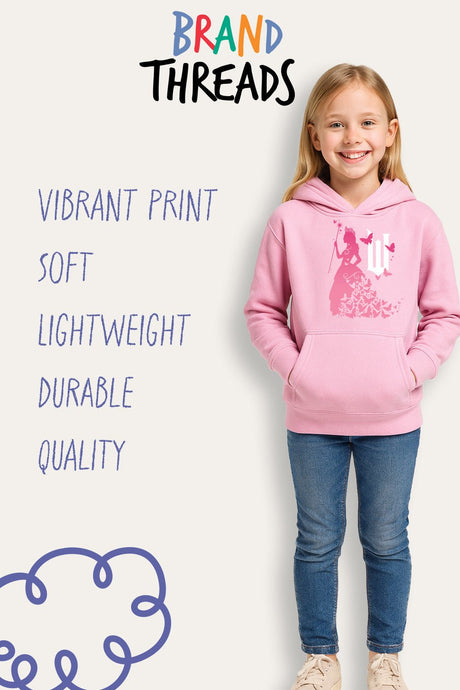 Girls Pink Wicked Hoodie - Brand Threads