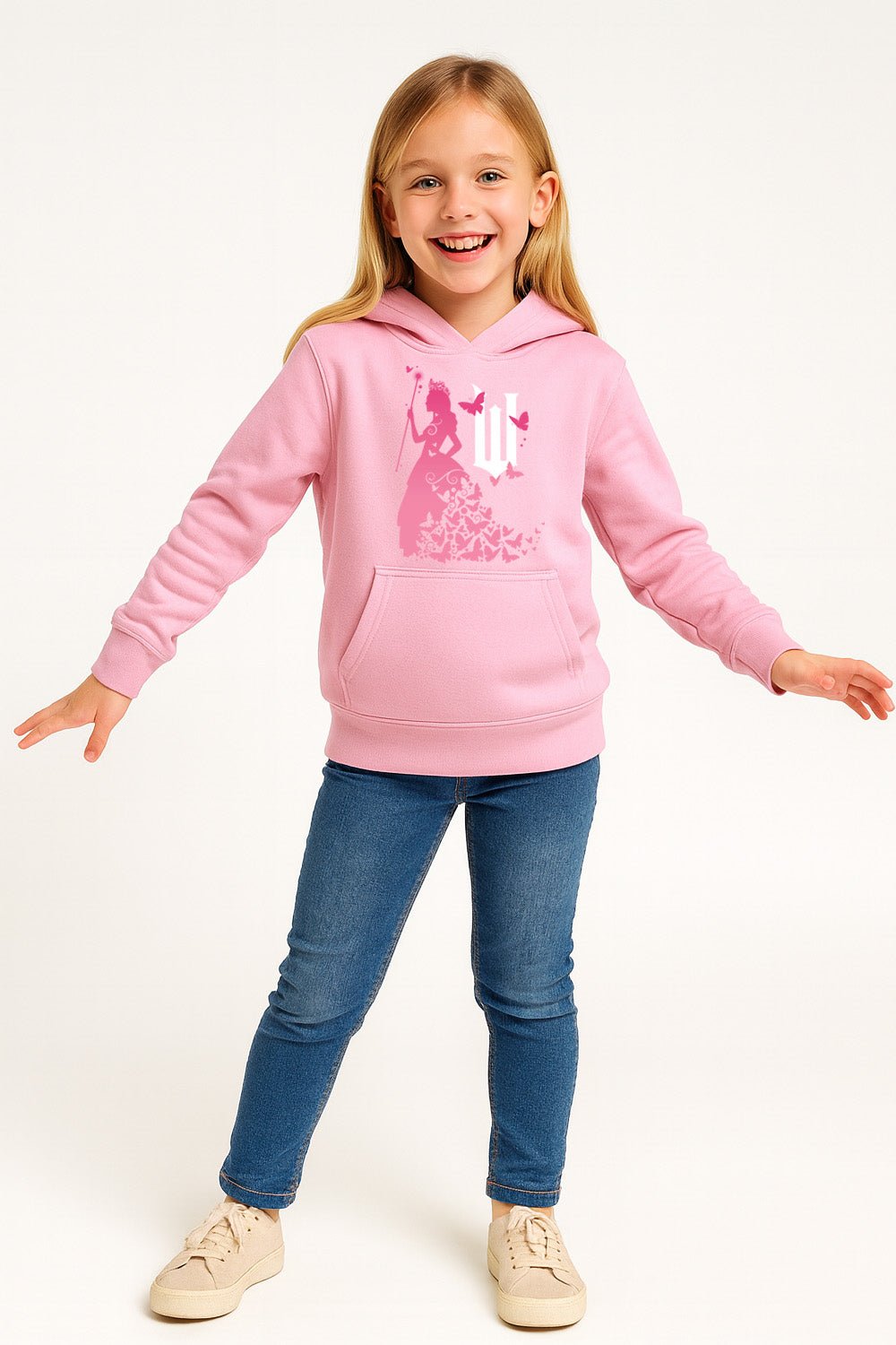 Girls Pink Wicked Hoodie - Brand Threads