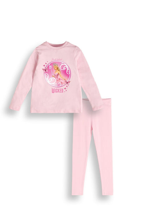 Girls Pink Wicked Pyjamas - Brand Threads
