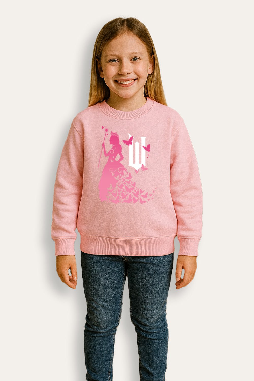 Girls Pink Wicked Sweatshirt - Brand Threads