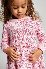 Girls Princess sweat dress - Brand Threads