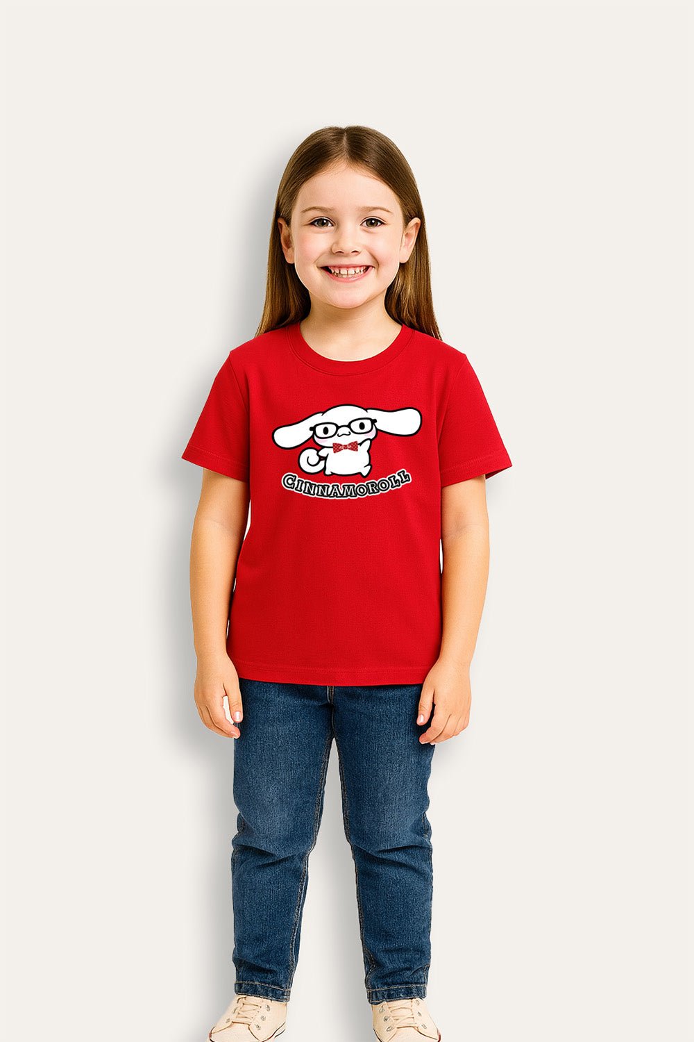 Girls Sanrio Cinnamoroll Red T-Shirt - Brand Threads