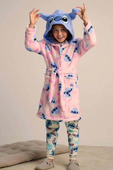 Girls Stitch Dressing Gown - Brand Threads