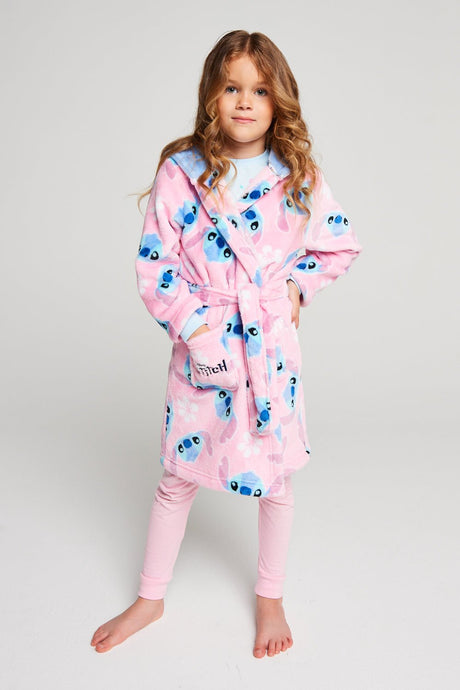 Girls Stitch Dressing Gown - Brand Threads