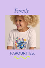 Girls Stitch Live Action Movie T-Shirt - Brand Threads