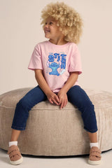 Girls Stitch Pink T-Shirt – I’m Stitch - Brand Threads