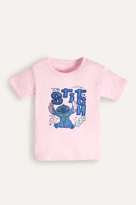 Girls Stitch Pink T-Shirt – I’m Stitch - Brand Threads