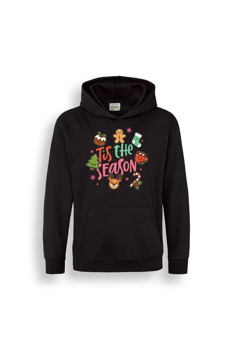 Girls “’Tis The Season” Christmas Hoodie - Brand Threads