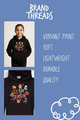 Girls “’Tis The Season” Christmas Hoodie - Brand Threads