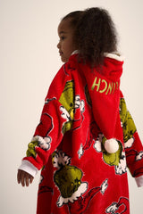 Grinch Kids Hoodie Blanket - Brand Threads