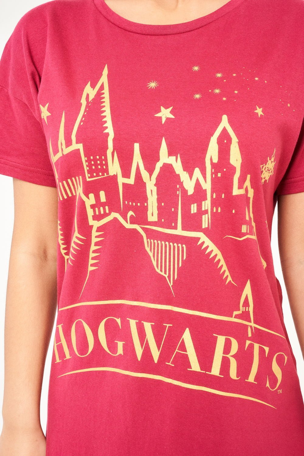 Harry Potter Hogwarts Women's BCI Cotton Nightie - Brand Threads