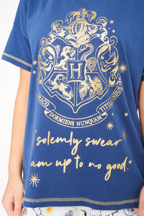 Harry Potter Women's Organic Cotton Shortie Pyjamas - Brand Threads